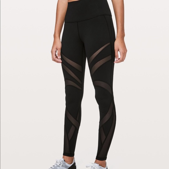 lululemon athletica Pants - Lululemon high rise mesh wunder unders